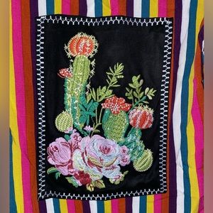 Andree by Unit Blouse with Cactus Embroidery